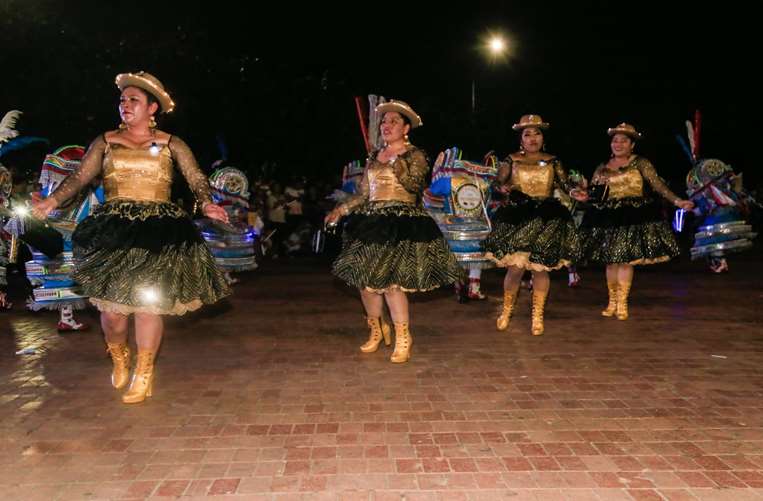 Promueven el carnaval de Oruro en Santa Cruz/Foto: Harold Vaca