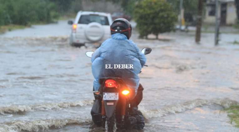 Lluvia en Santa Cruz. Foto: Jorge Gutiérrez