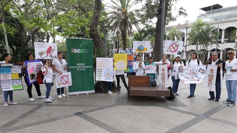 Lucha contra el consumo de tabaco /Foto: Gobernación