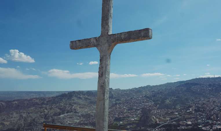 Mirador de la cruz de Santo Domingo / Foto: Alcaldía de La Paz