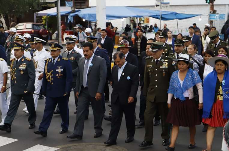 Actos oficiales por la efeméride de Cochabamba