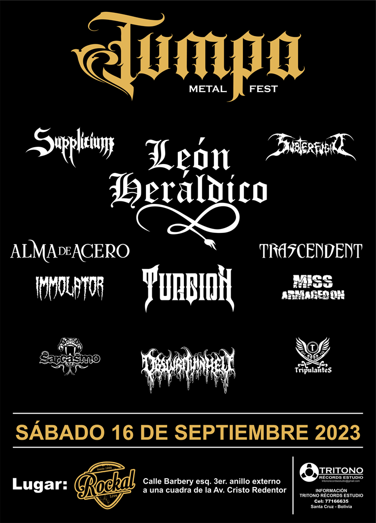 Afiche Tumpa Metal Fest