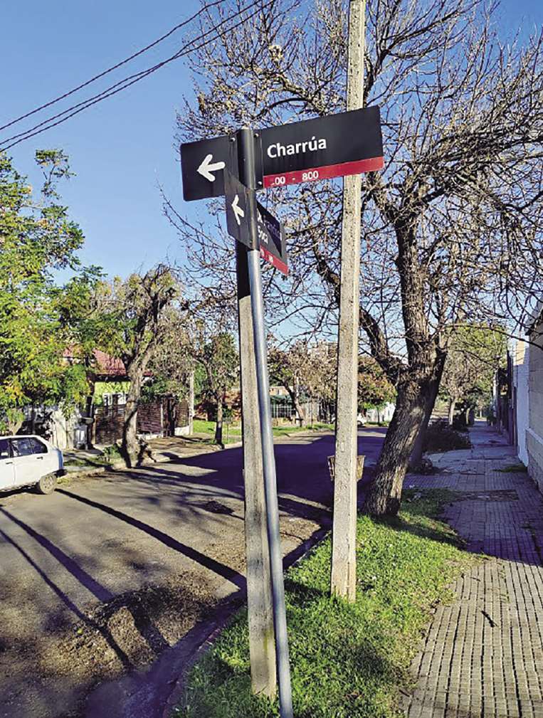 La dirección en la cual se encuentra la casa del excura, en Uruguay