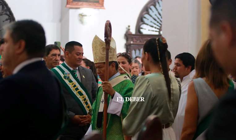 Monseñor René Leigue, arzobispo de Santa Cruz/Foto: Juan Carlos Torrejón