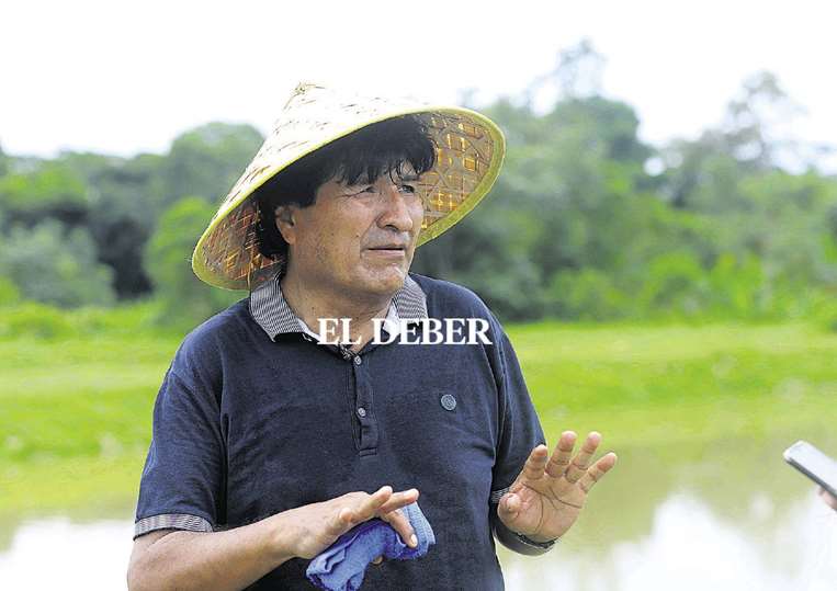 Evo Morales. Foto: Jorge Gutiérrez