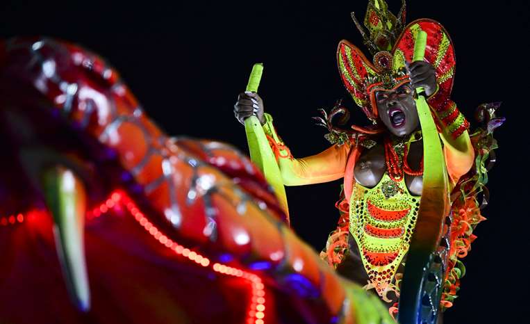 Escuela de samba Unidos do Viradouro, ganadores del Carnaval de Río / AFP