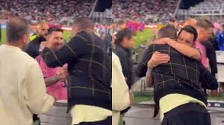 El emotivo encuentro entre Will Smith y Lionel Messi 