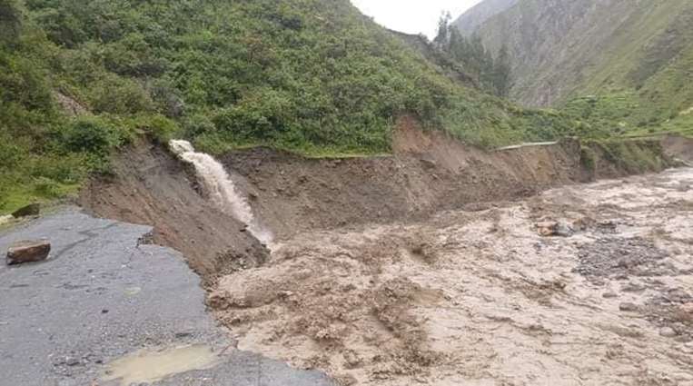 Inundaciones en Apolo, La Paz/Foto: RR.SS.