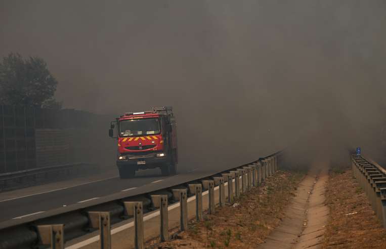 Incendios forestales en Chile. Foto: AFP