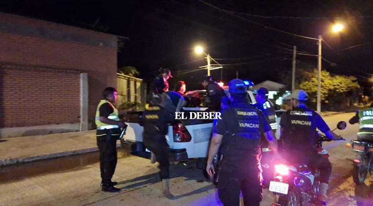 Arrestan a una veintena de infractores en Yapacaní/Foto: Soledad Prado.