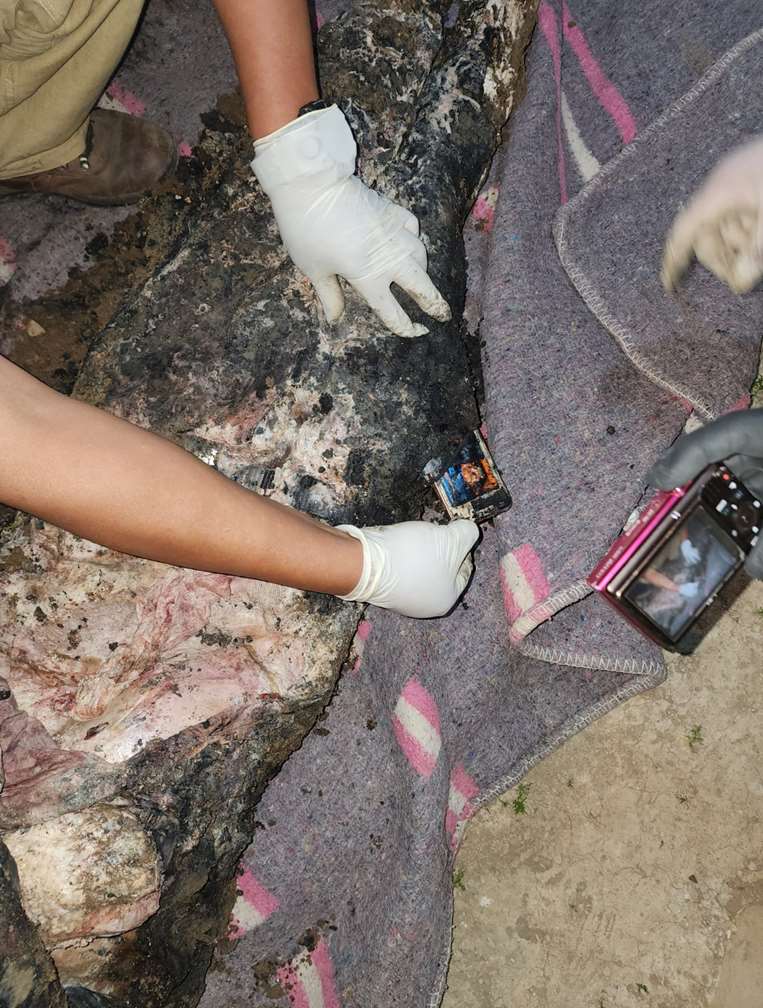 En Cochabamba hallan restos de hombre desaparecido /Fotos: Policía