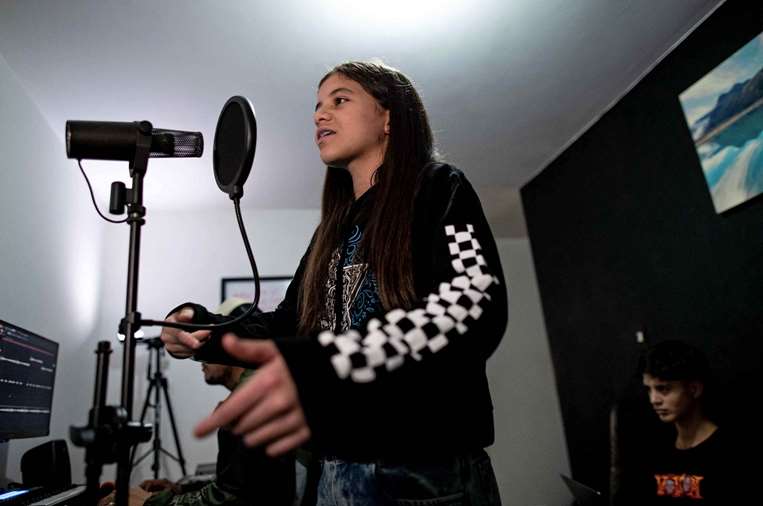 Lela MC, cantante de hip hop /Foto: AFP