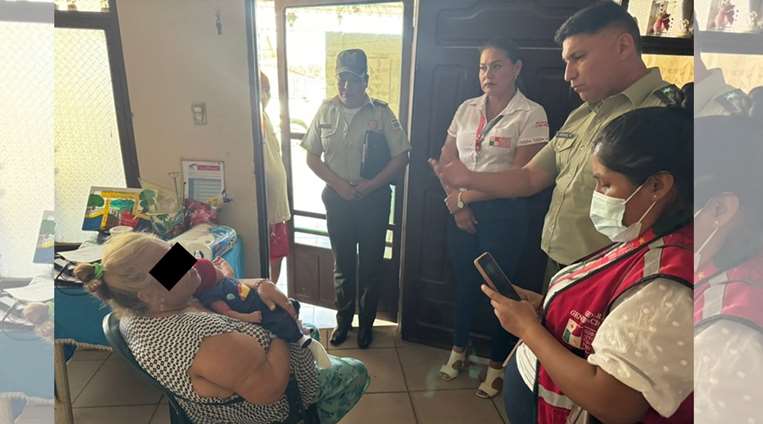 Rescataron a un bebé que fue 'regalado' a una enfermera en Montero/Foto: Felcc