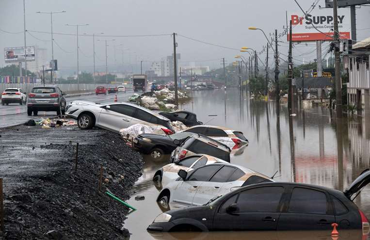 Varias ciudades de Río Grande do Sul afectadas por las inundaciones