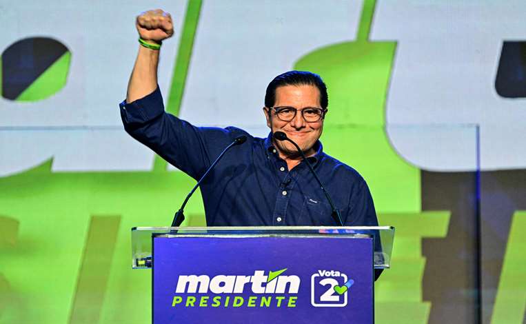  El ex presidente de Panamá y candidato por el Partido Popular, Martín Torrijos / AFP 