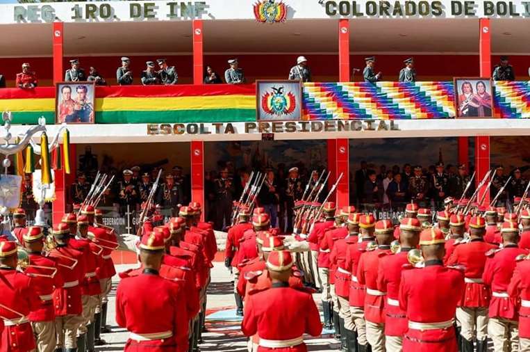 Aniversario de los Colorados de Bolivia /Foto: Gobierno