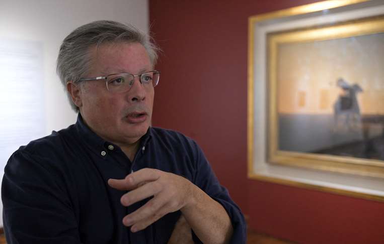 El director del Museo Nacional de Artes Visuales (MNAV), Enrique Aguerre / AFP