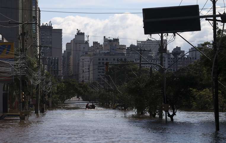 Unos 400 municipios de Río Grande do Sul se encuentran inundados / AFP