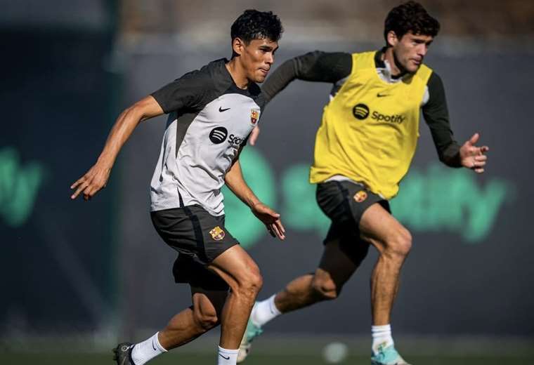 Jaume Cuéllar Entrenó Con El Primer Plantel Del Fc Barcelona El Deber 7410