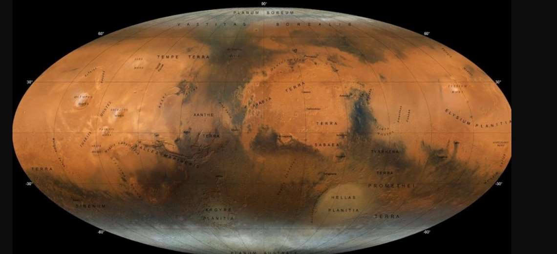 Emirati space mission achieves an atlas of the planet Mars of unprecedented precision