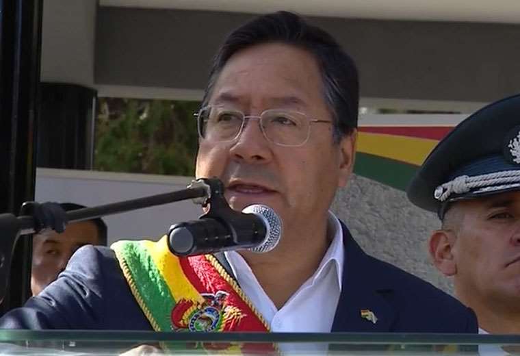 Arce: "Today more than ever Bolivia demands unity from its uniformed people and its officers"