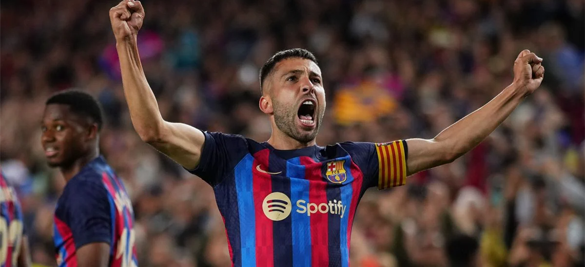 Jordi Alba will leave Barcelona at the end of the season