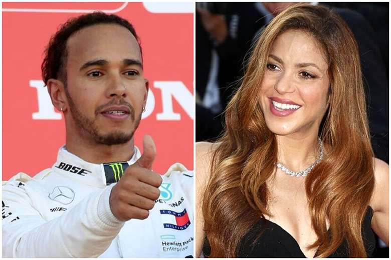 "kisses and cuddles": This is how affectionate Shakira and Lewis Hamilton are in public