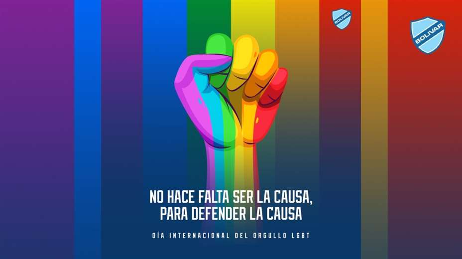 Bolívar joined the commemoration of the International LGBT Pride Day: "Celebrate your love with pride"