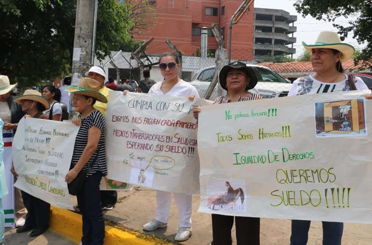 Marcha del sector salud | Foto: Juan Carlos Torrejón