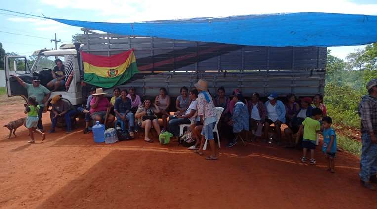 Bloqueos en Ascensión de la Frontera