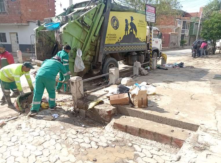 Afectación de torrencial lluvia en Tarija