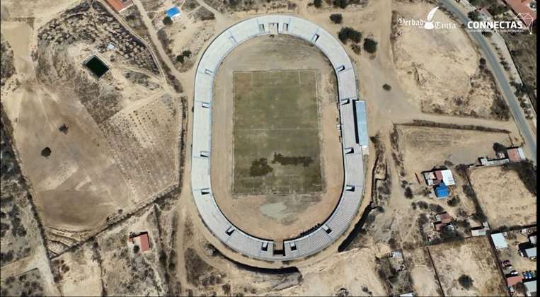 Estadio El Tonel, ubicado en el municipio de Uriondo. Foto: Atemporal