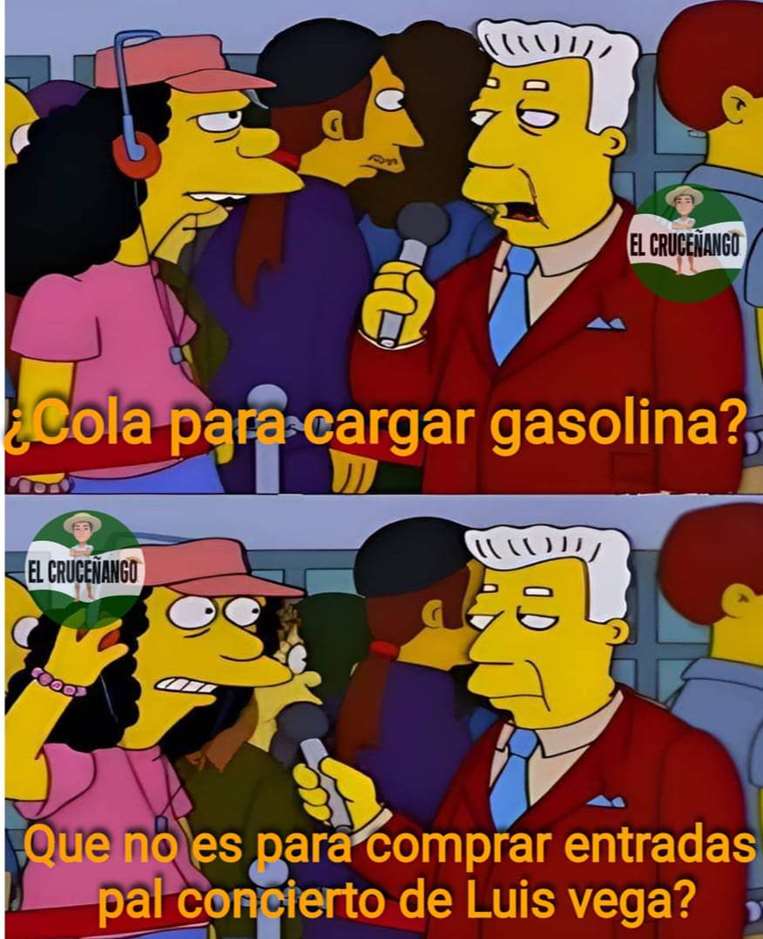 Memes por falta de combustible