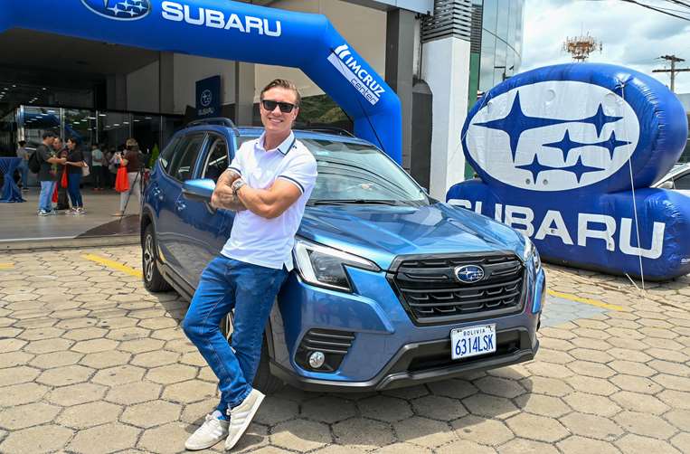 Sebastian Putz, embajador de Subaru