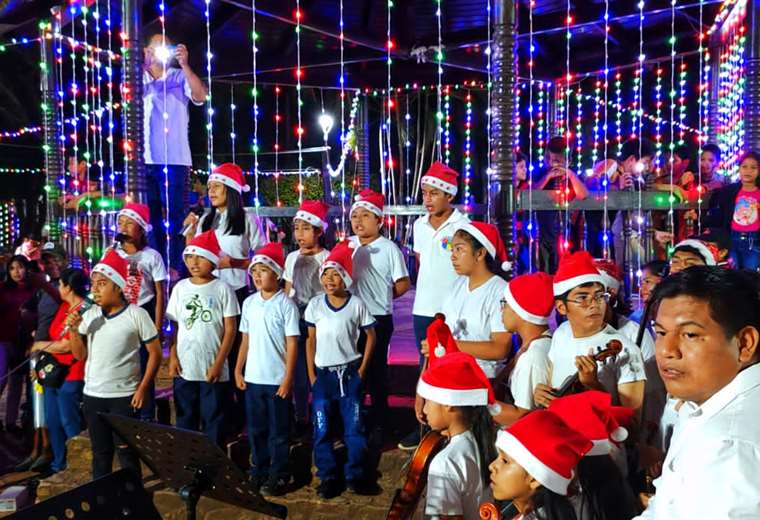 Navidad en San Ignacio de Velasco. Foto: Wally Palacios