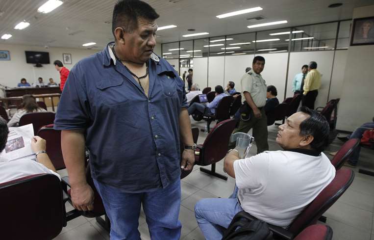 Guedes durante una audiencia. Foto. EL DEBER