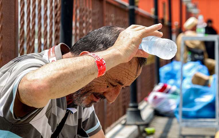 Calor extremo en La Meca, Arabia Saudita /Foto: AFP