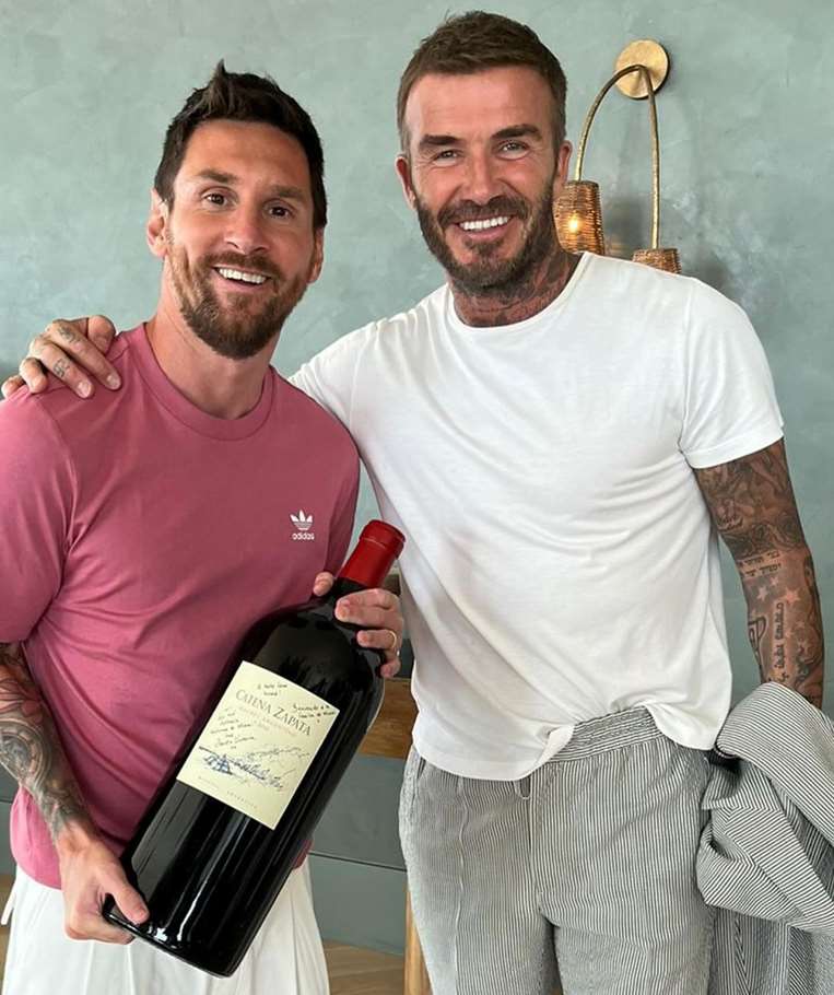 El regalo de David Beckham a Messi por su cumpleaños