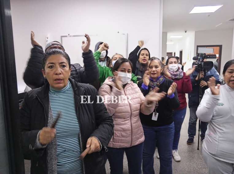 Protesta en el Banco de Sangre | Foto: Juan Carlos Torrejón