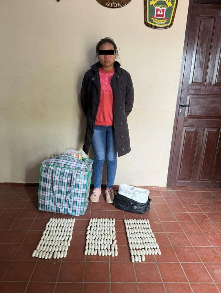 Cápsulas de cocaína secuestradas en Puerto Qujarro
