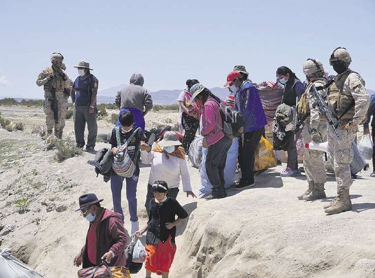 En la frontera con Chile se presentaron muchos casos de trata