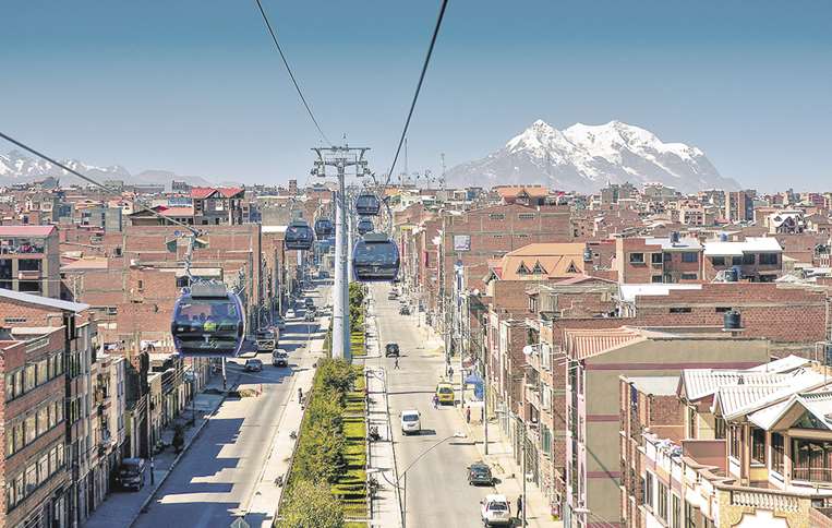La ciudad de El Alto, con más de un millón de habitantes 