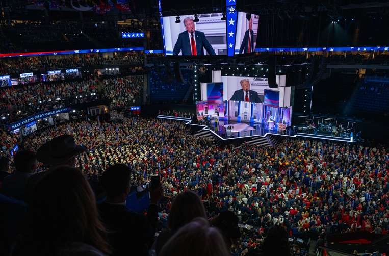 Convención republicana en Milwaukee/ AFP