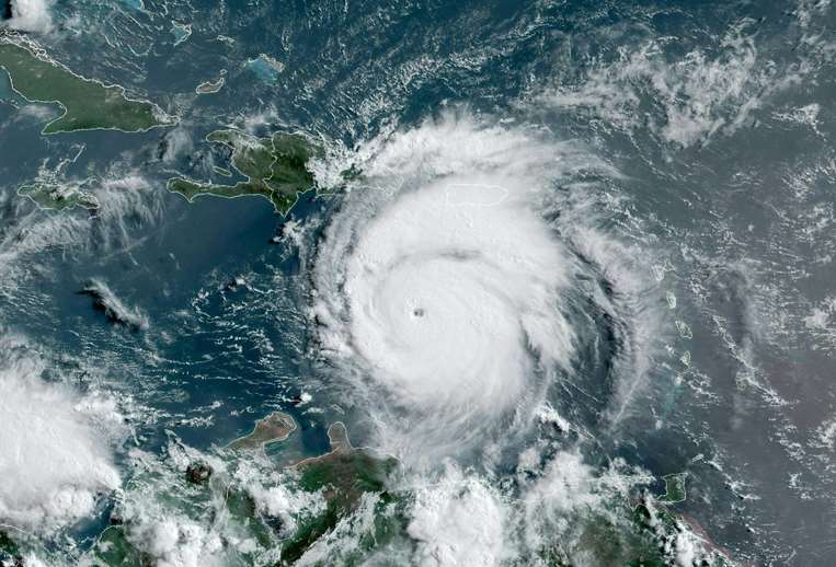 Imagen satelital del huracán Beryl /Foto: AFP