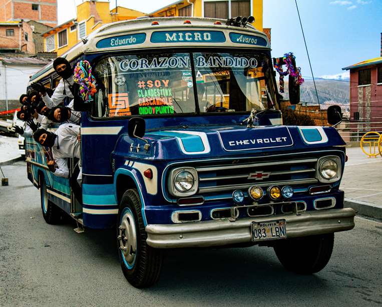 Este es el bus en el que empieza la aventura clandestina / Foto: Sabor Clandestino