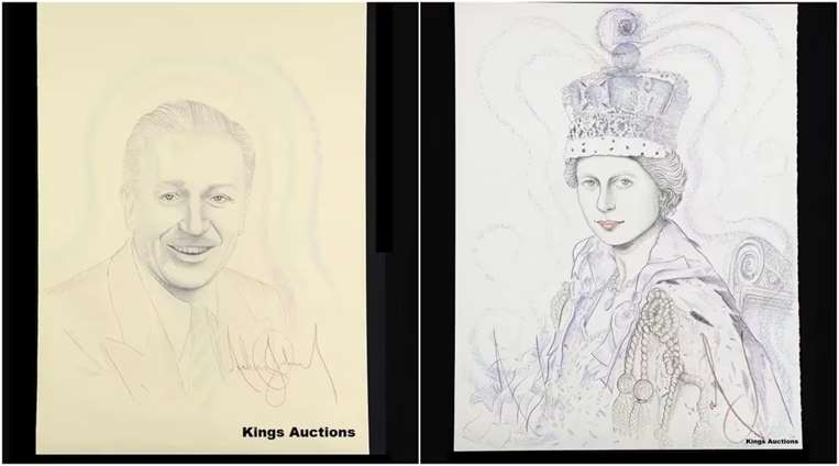 Los dibujos supuestamente fueron hechos por El rey  del pop