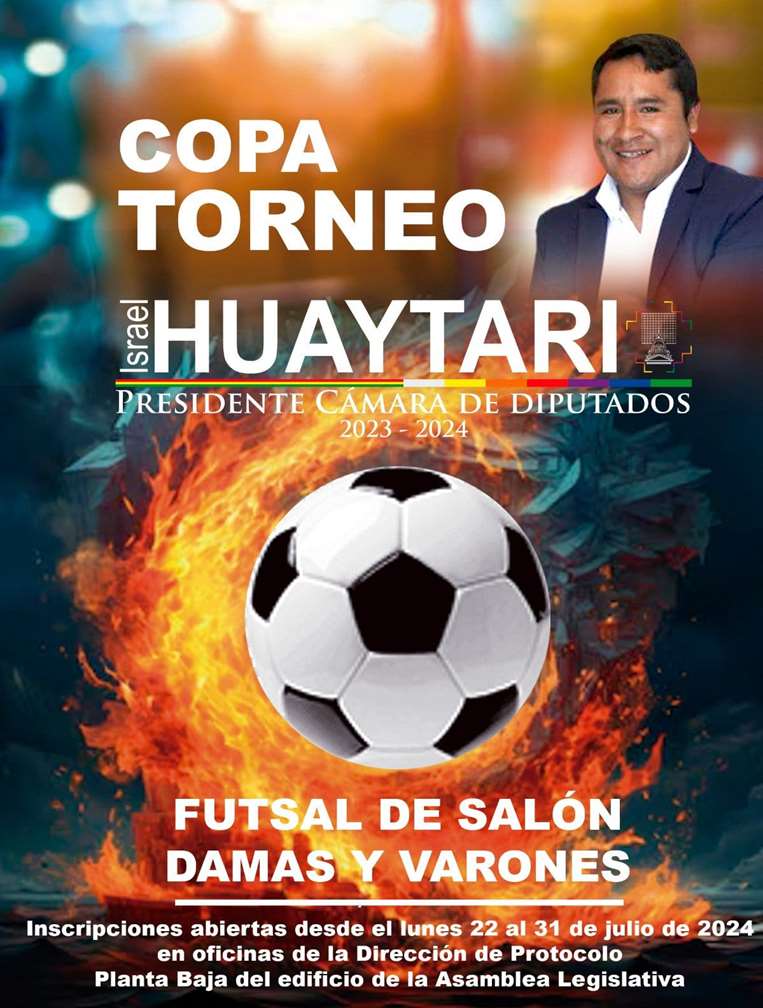 Afiche sobre el campeonato Huaytari