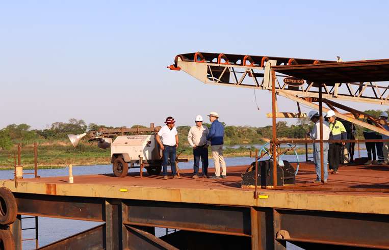 Visita a la terminal de carga de Puerto Busch/Foto: ESM