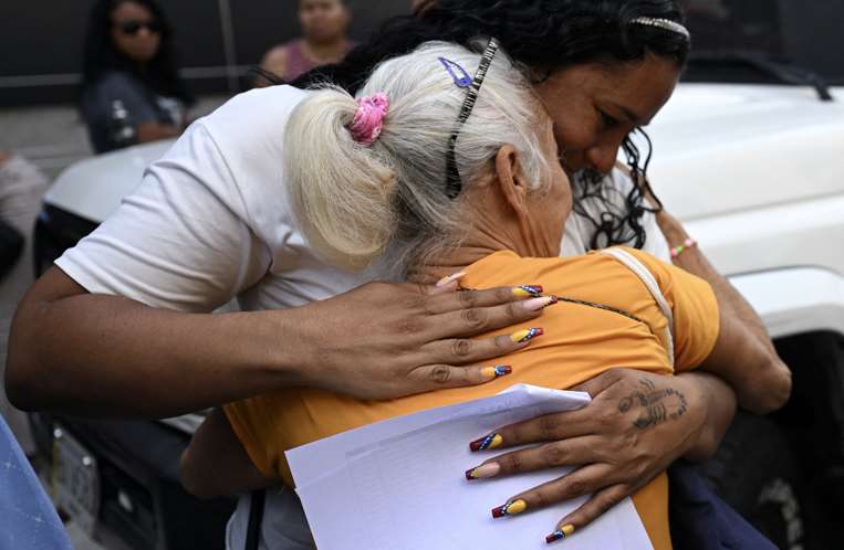 Arrestados durante las protestas en Venezuela /Foto: AFP