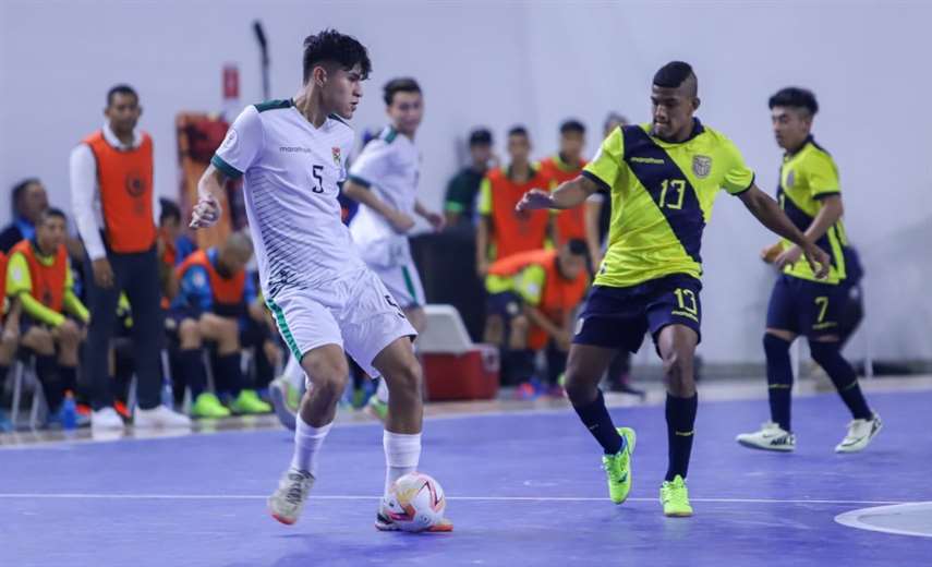 Bolivia beat Ecuador (9-6) in the Conmebol U-17 Futsal tournament